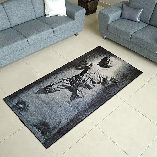 מלחמת הכוכבים האן סולו בשטיח באזור קרבוניט לסלון | 32 x 72 אינץ '
